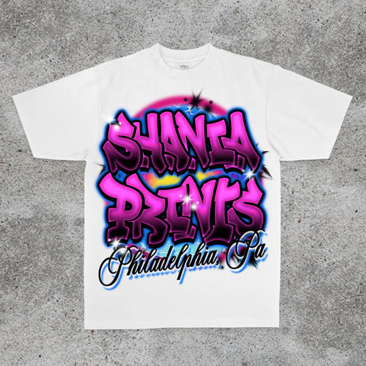 Shania Prints “Airbrush Tee”